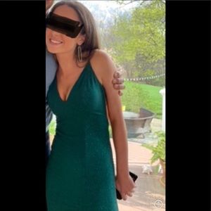 Jovani Prom dress size 00 emerald green GORGEOUS!